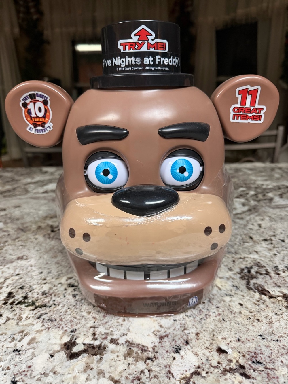 Freddy Fazbear Toy Head - Brown
